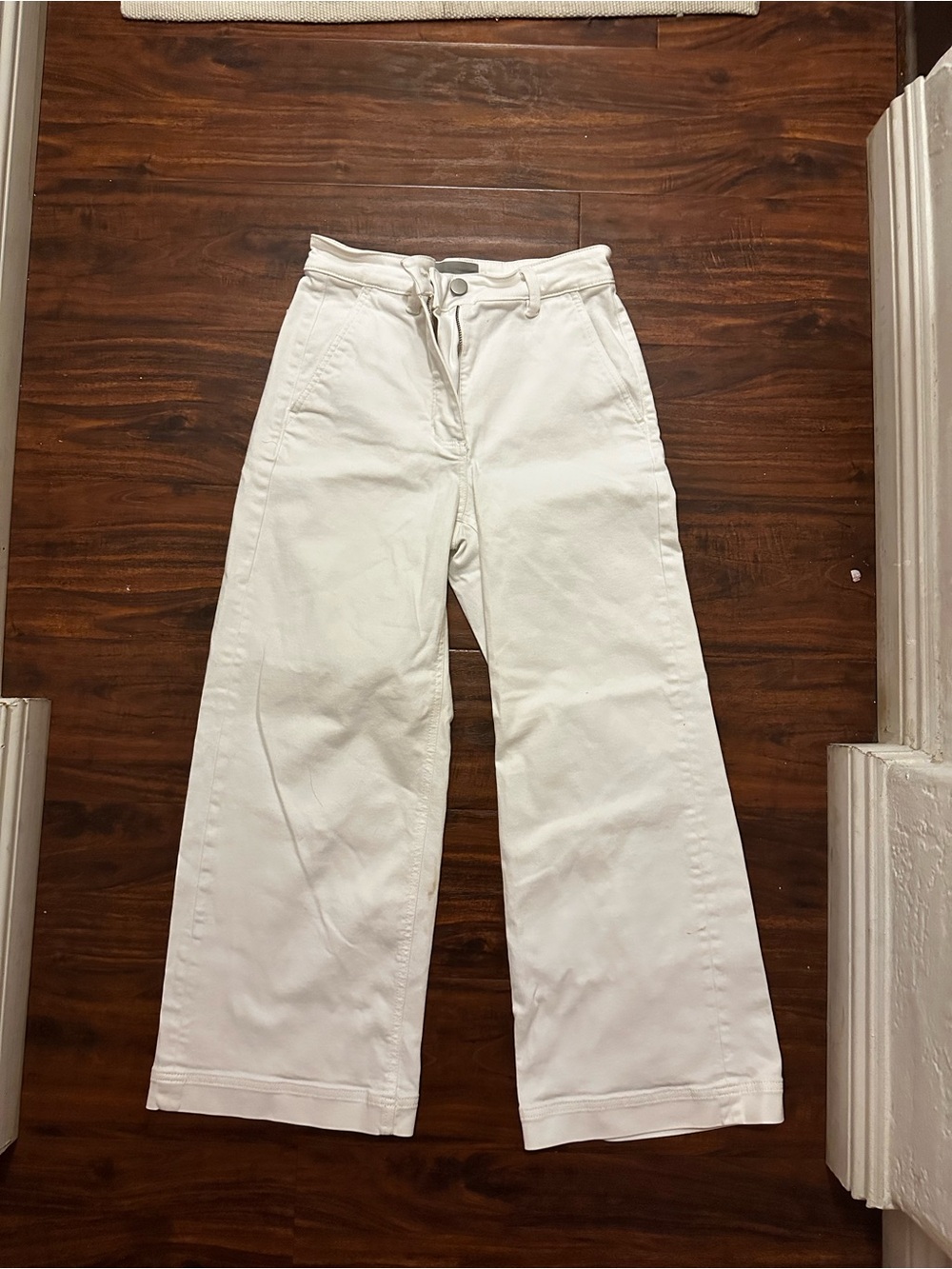 Everlane High-Rise Wide-Leg Women’s Jeans White 0